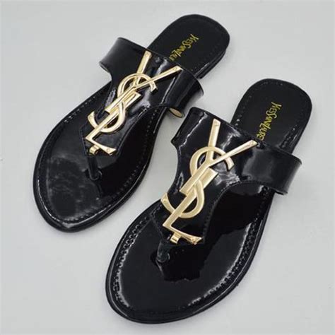 ysl sandals cheap|ysl flat sandals women.